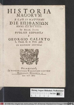 Historia Magorum E Cap. II Matthaei