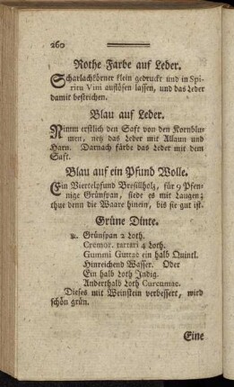 Grüne Dinte
