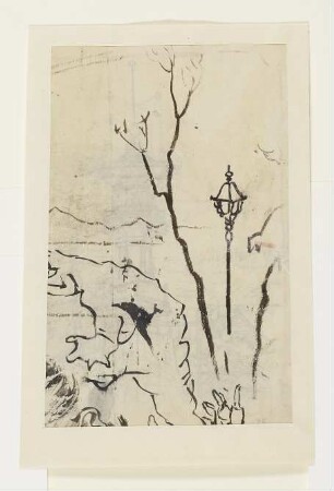 Laterne und Baum