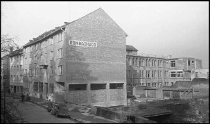 Freiburg: Neubau Verlagshaus Rombach & Co., vom Colombi Park