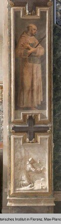 Freskenausmalung mit Christus im Garten Gethsemane und Gefangennahme