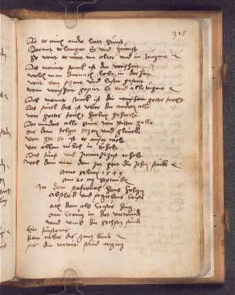 Abschied vnd Grepnus Cristi (03.09.1549); RSM 2S/3151e