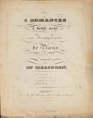 4 romances à deux voix avec accompagnement de piano, 4. Le lutin