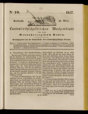 No 10. 1837. 10. März