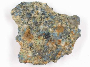 Azurit in Konglomerat
