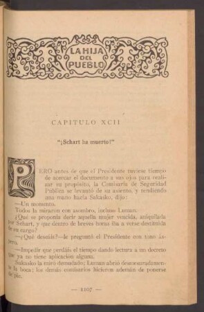 Capítulo XCII - "¡Schart ha muerto!"