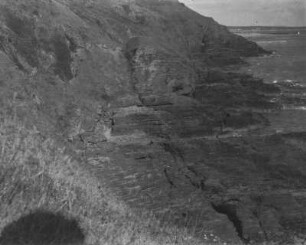 An der Küste : Markante Küstenformation bei Barneville-Carteret
