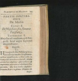 Partis Posterioris De Mediis.
