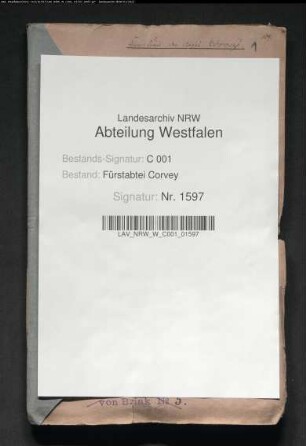 Belehnung der von Brinck mit dem Lehngut Iggenhausen