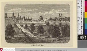 Ansicht von Braunschweig mit St. Cyriaci