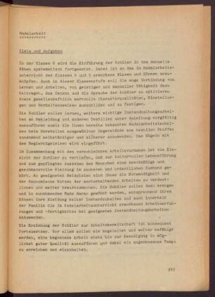 Nadelarbeit