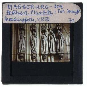Magdeburg, Dom : Detailansicht Nordportal