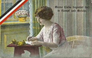 Meine Liebe begleitet dich in Kampf und Gefahr.