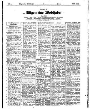Allgemeine Wohlfahrt