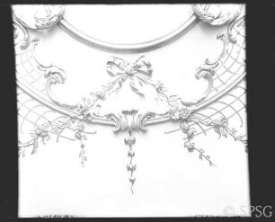 Potsdam, Neues Palais, Unteres Fürstenquartier, Unteres Konzertzimmer, R.: 161, Deckendetail.