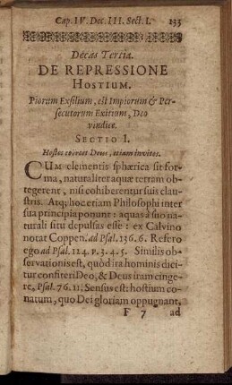 Decas Tertia. De Repressione Hostium.