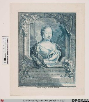 Bildnis Anna, Prinzessin von Oranien, geb. Prinzessin von Großbritannien u. Irland