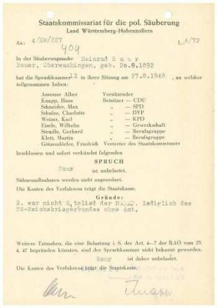 Baur, Meinrad