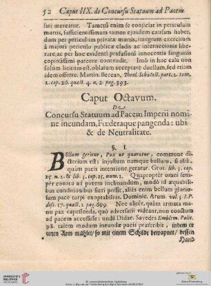 Caput Octavum