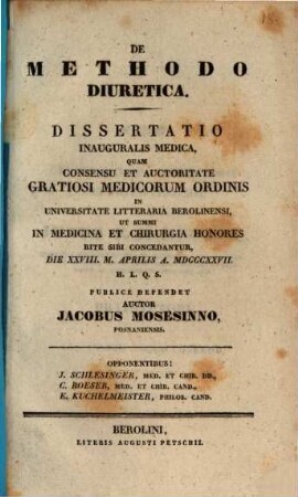 De condylomatibus venereis : dissertatio inauguralis medica