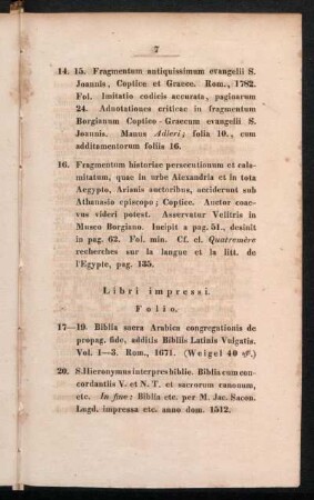 Libri impressi