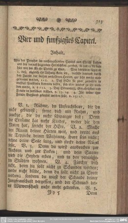 Vier und funfzigstes Capitel