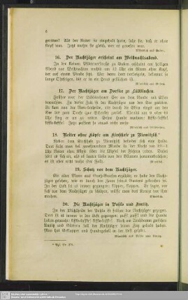 19. Schutz vor dem Nachtjäger
