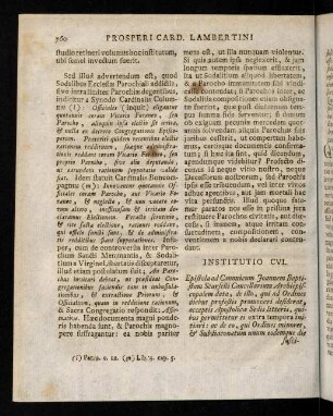 760-765, Institutio CVI.