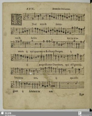 XXIX. Exultent et laetentur in te omnes