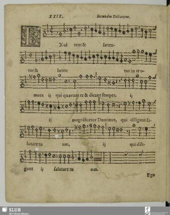 XXIX. Exultent et laetentur in te omnes