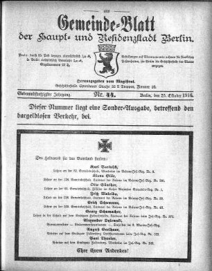 1916,44: Nr. 44, 29. Oktober 1916