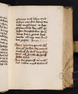 Avemaria-Paraphrase, Verse