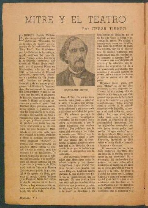 Mitre y el teatro