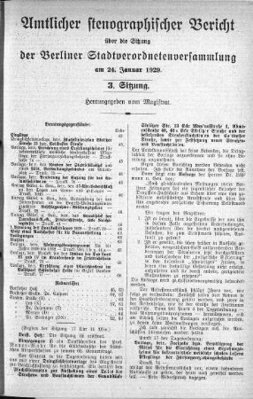 Sitzung 3, 24. Januar 1929