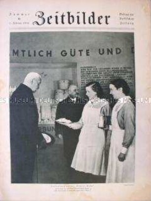 Illustrierte Beilage der "Vossischen Zeitung" zur Eröffnung der "Grünen Woche" durch Hindenburg