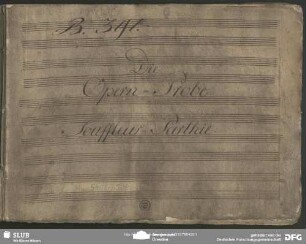 Die vornehmen Dilettanten. Excerpts - Mus.5408-F-509 : V (7), Coro, b; LoWV 91