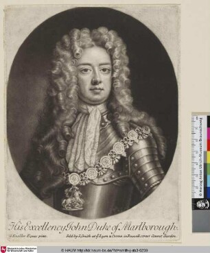 His Excellency John Duke of Marlborough