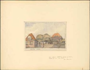 o. O., Bewerbung zum Studium der Architektur an der Technischen Hochschule Charlottenburg, Motto "Traum"