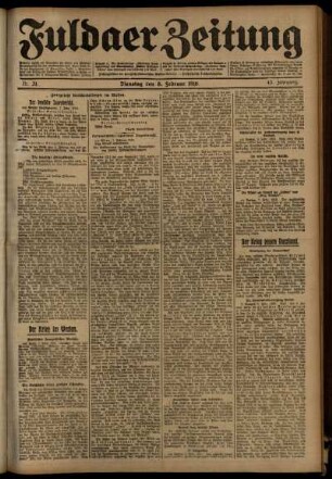 Ausgabe vom Dienstag, den 08. Februar 1916.