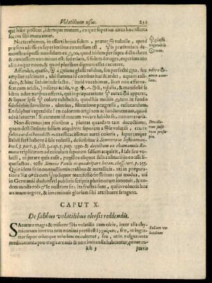 Caput X. De salibus volatilibus oleosis reddendis.