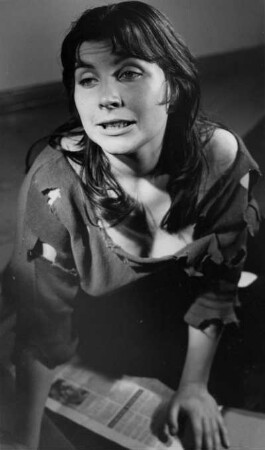 Portrait der Schauspielerin Lore Schulz 1956
