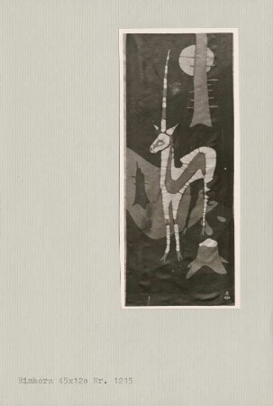 Batik Wandbehang "Einhorn" von Scholl