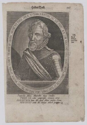 Bildnis des Mavritivs von Oranien-Nassau