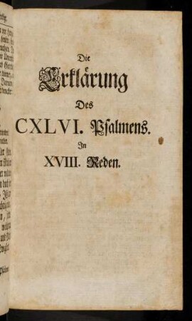 317-774, Erklärungen des CXLVIsten Psalmens