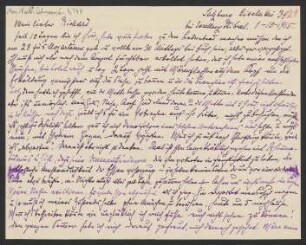 Brief an Richard Voss : 01.10.1915