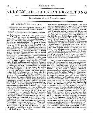 Galanterien von Leipzig. Hamburg, Altona: Verlagsges. 1799