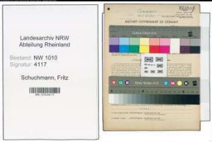 Entnazifizierung Fritz Schuchmann , geb. 28.01.1862 (Kohlenhaendler)
