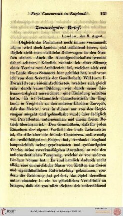 Zwanzigster Brief