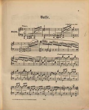 Deux caprices : pour piano ; op. 111. 2. Valse. - 10 S.