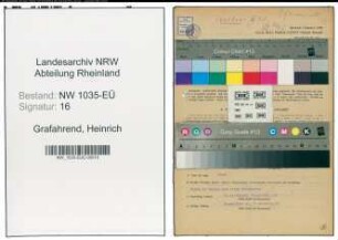 Entnazifizierung Heinrich Grafahrend , geb. 18.04.1911 (Koksassistent)